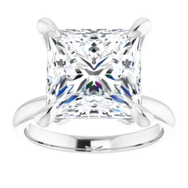 2 Carat Lab Grown Diamond Engagement Ring Princess Cut