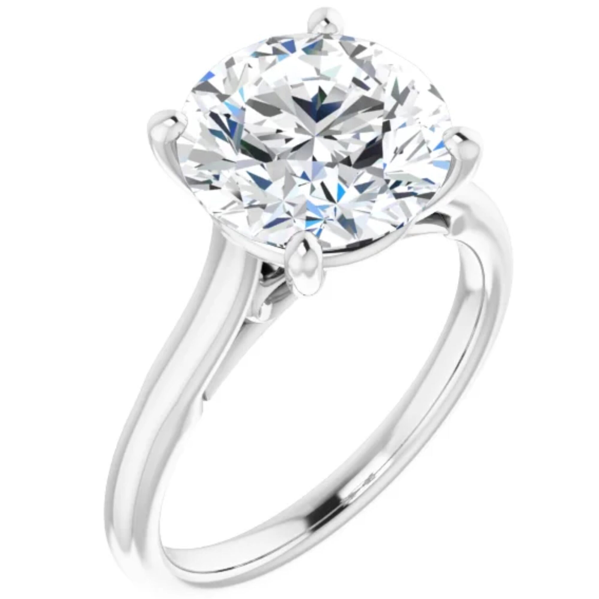 3 carat lab diamond engagement ring