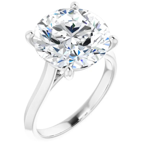 Joana 3 Carat Round Lab Grown Diamond Engagement Ring