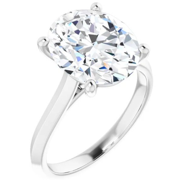 Odin 3 Carat Oval Lab Grown Diamond Engagement Ring