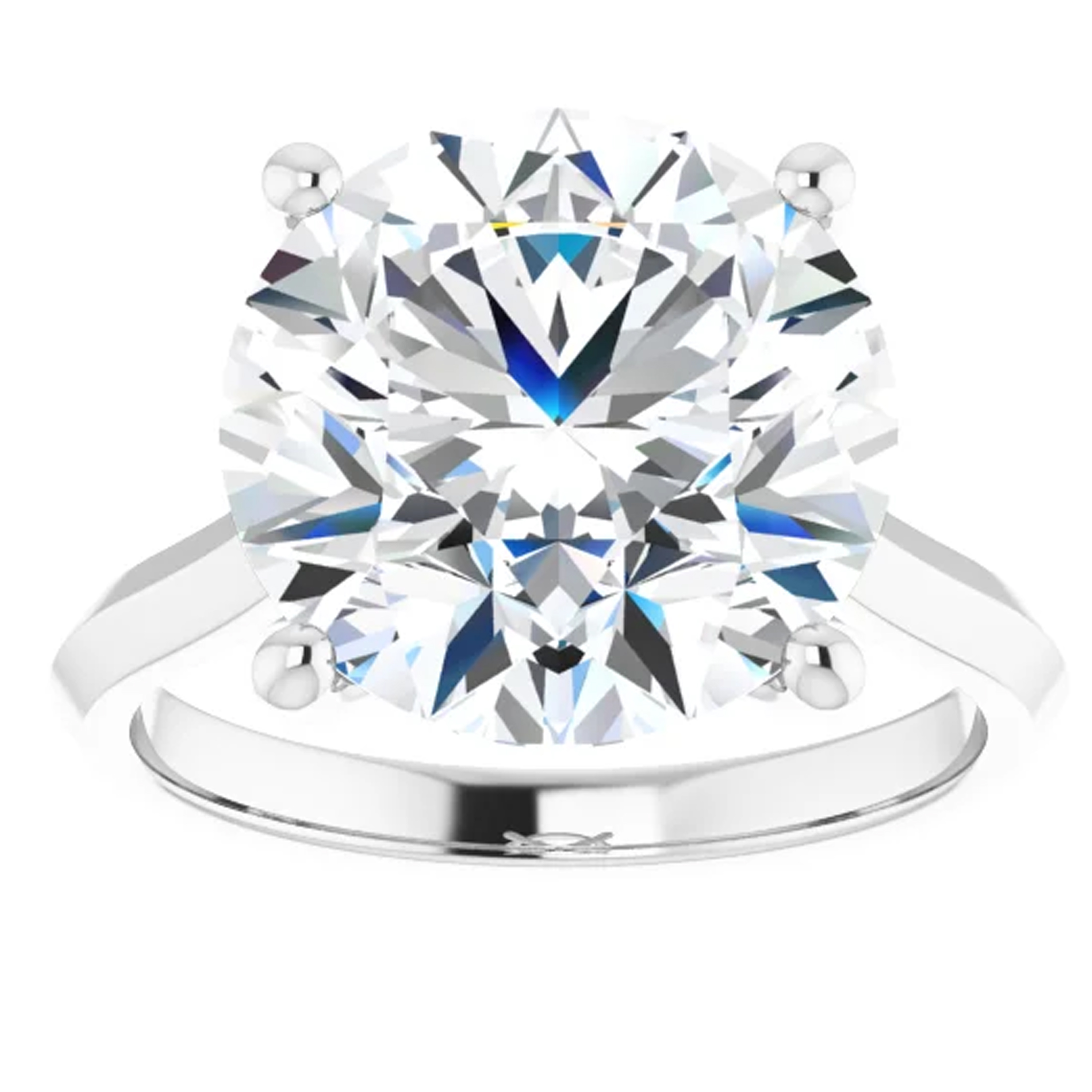 Joana 3 Carat Round Lab Grown Diamond Engagement Ring 3 Joana 3 Carat Round Lab Grown Diamond Engagement Ring - Image 3