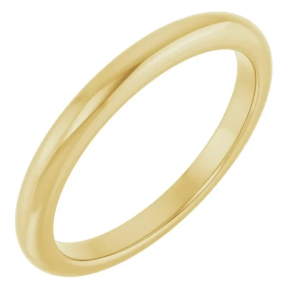 18k gold wedding band
