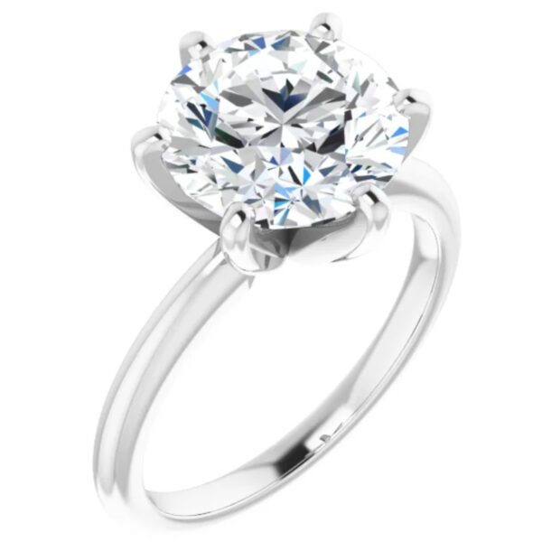 Tiffany 6-Prong Solitaire Round Lab Grown Diamond Engagement Ring