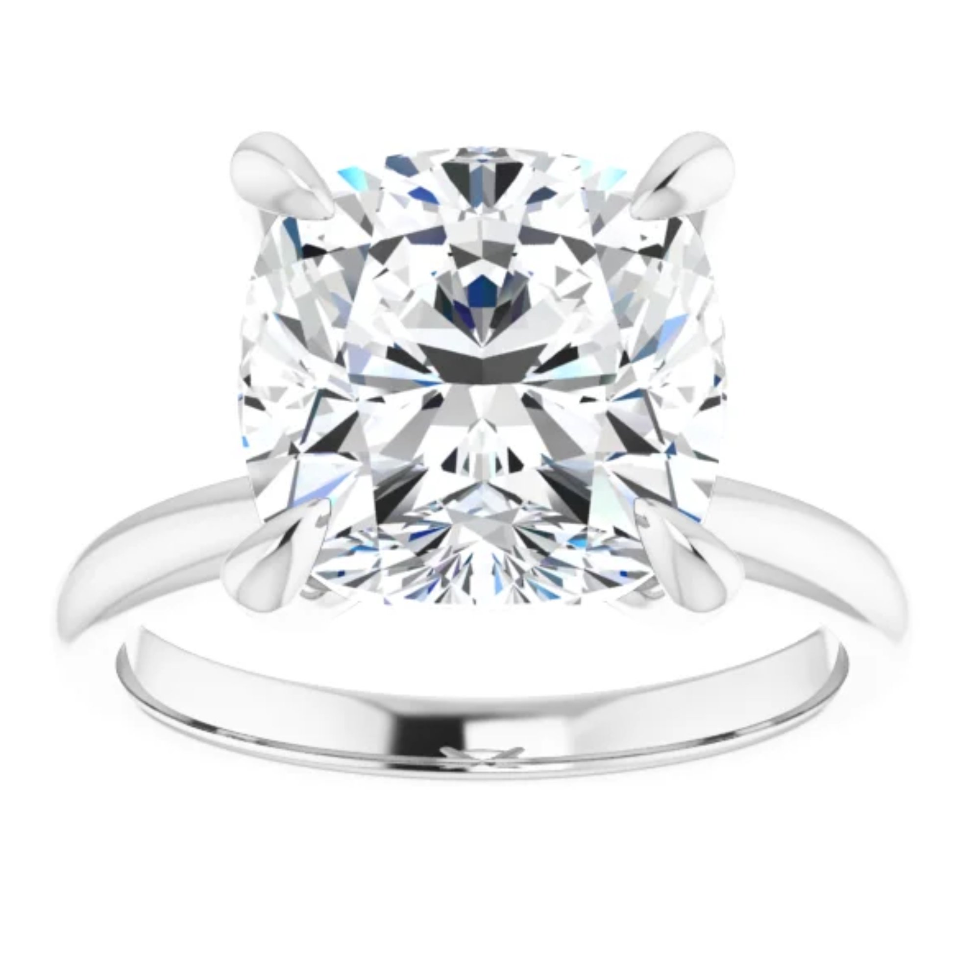 2 Carat Lab Grown Diamond Engagement Ring Cushion Cut 1 2 Carat Lab Grown Diamond Engagement Ring Cushion Cut