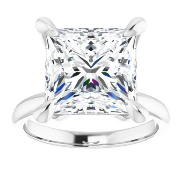 2 Carat Lab Grown Diamond Engagement Ring Princess Cut