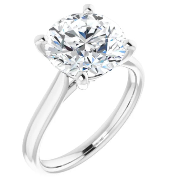 2 Carat Tiffany Lab Grown Diamond Engagement Ring Round