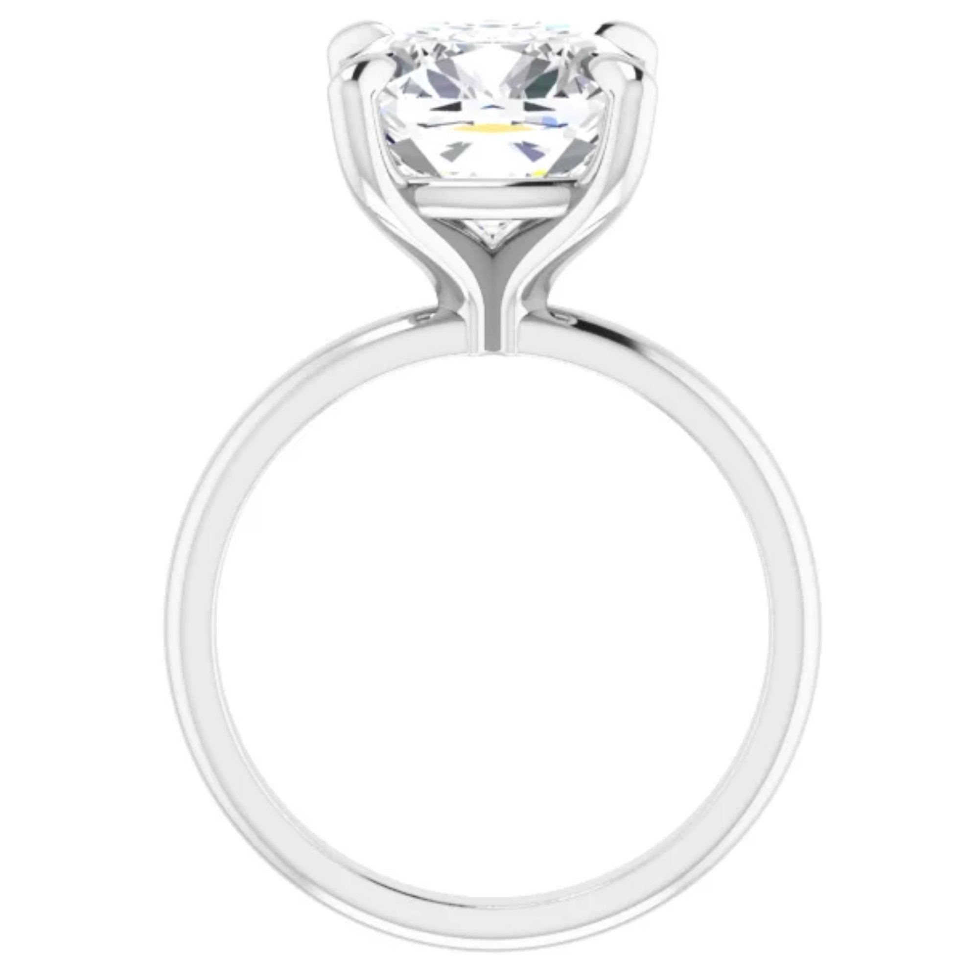 2 Carat Lab Grown Diamond Engagement Ring Cushion Cut 3 2 Carat Lab Grown Diamond Engagement Ring Cushion Cut 18k White Gold