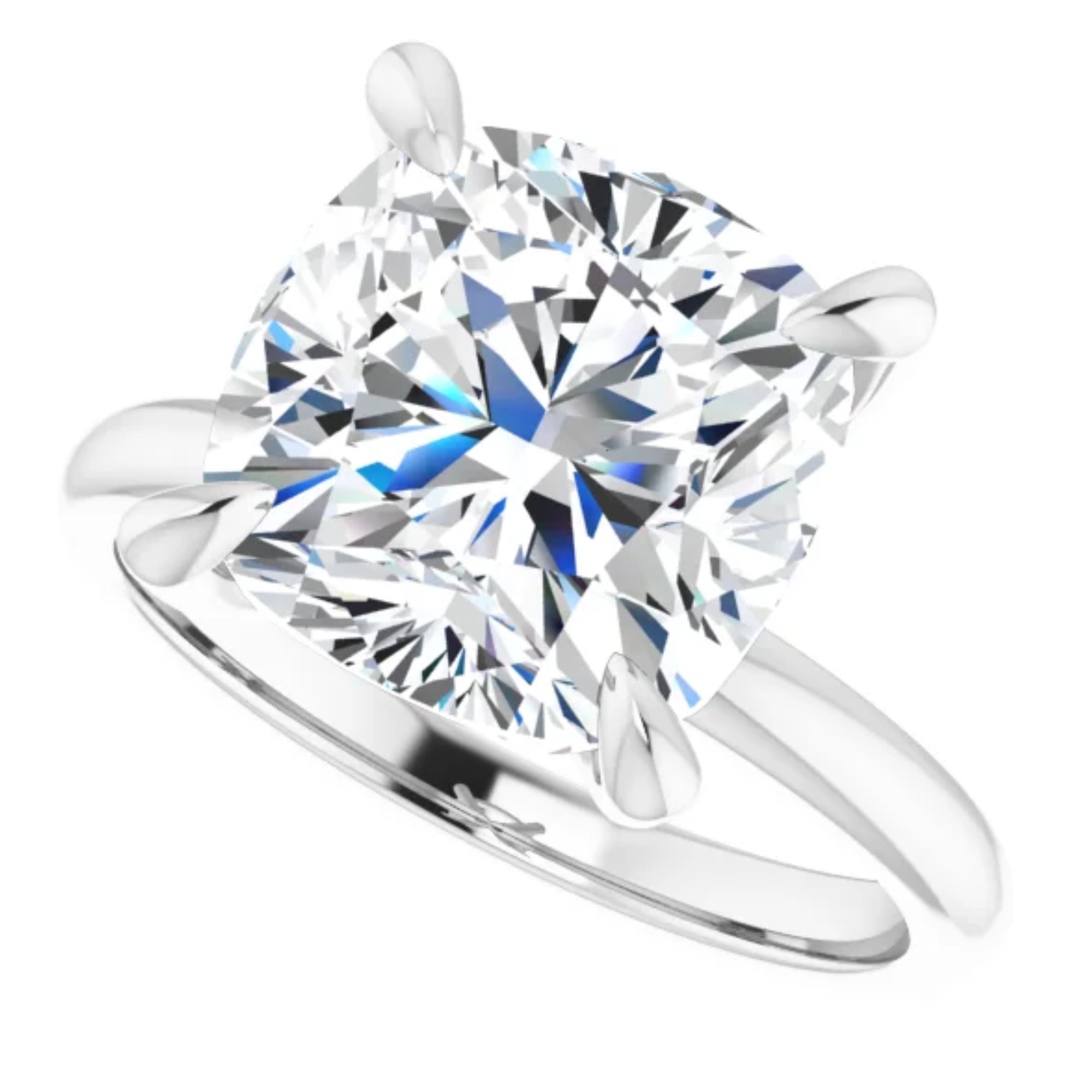 2 Carat Lab Grown Diamond Engagement Ring Cushion Cut 5 2 Carat Lab Grown Diamond Engagement Ring Cushion Cut Tiffany