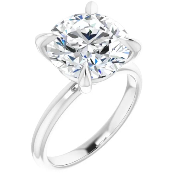 3 carat lab created diamond engagement ring