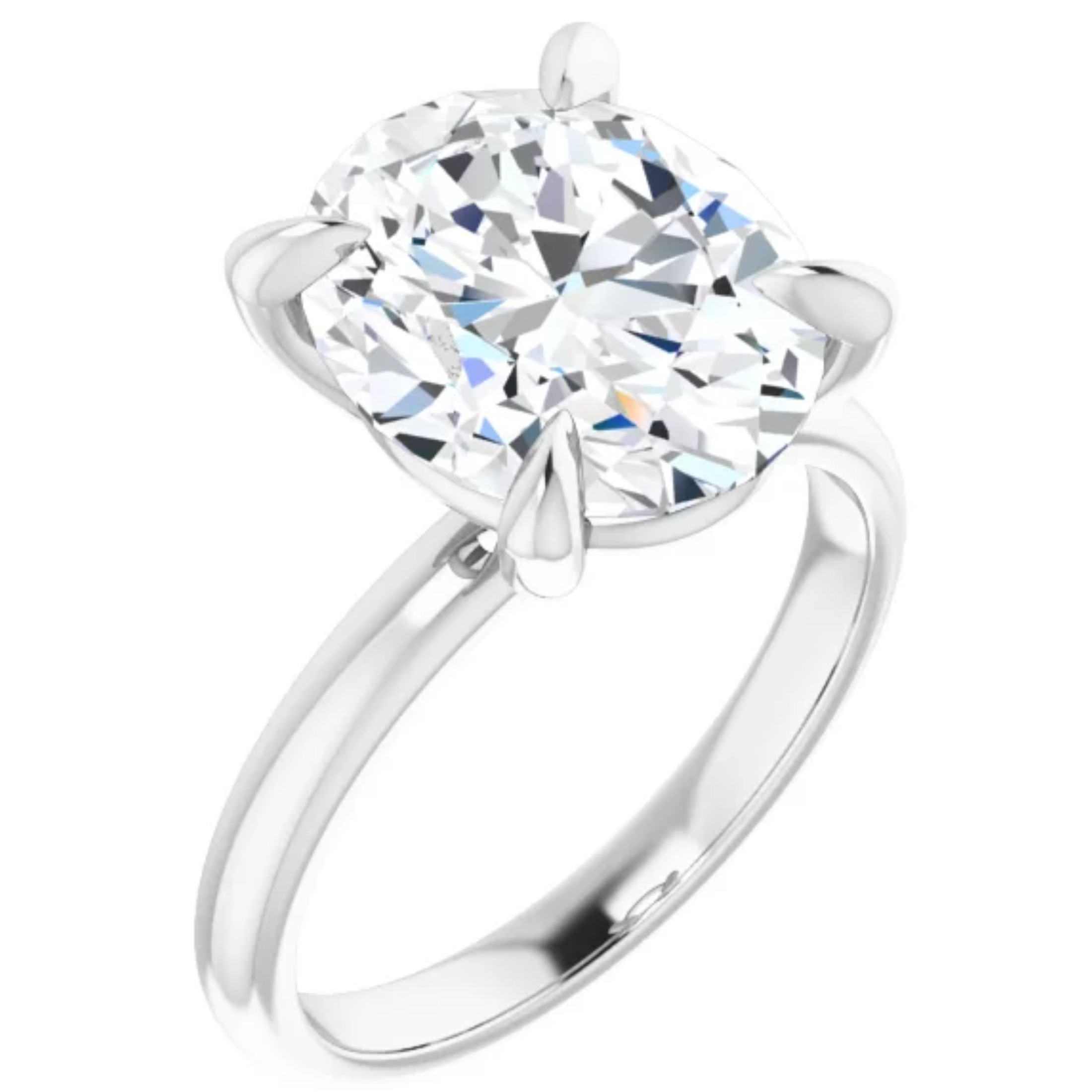 4 Carat Oval Lab Grown Diamond Engagement Ring 1 4 Carat Oval Lab Grown Diamond Engagement Ring
