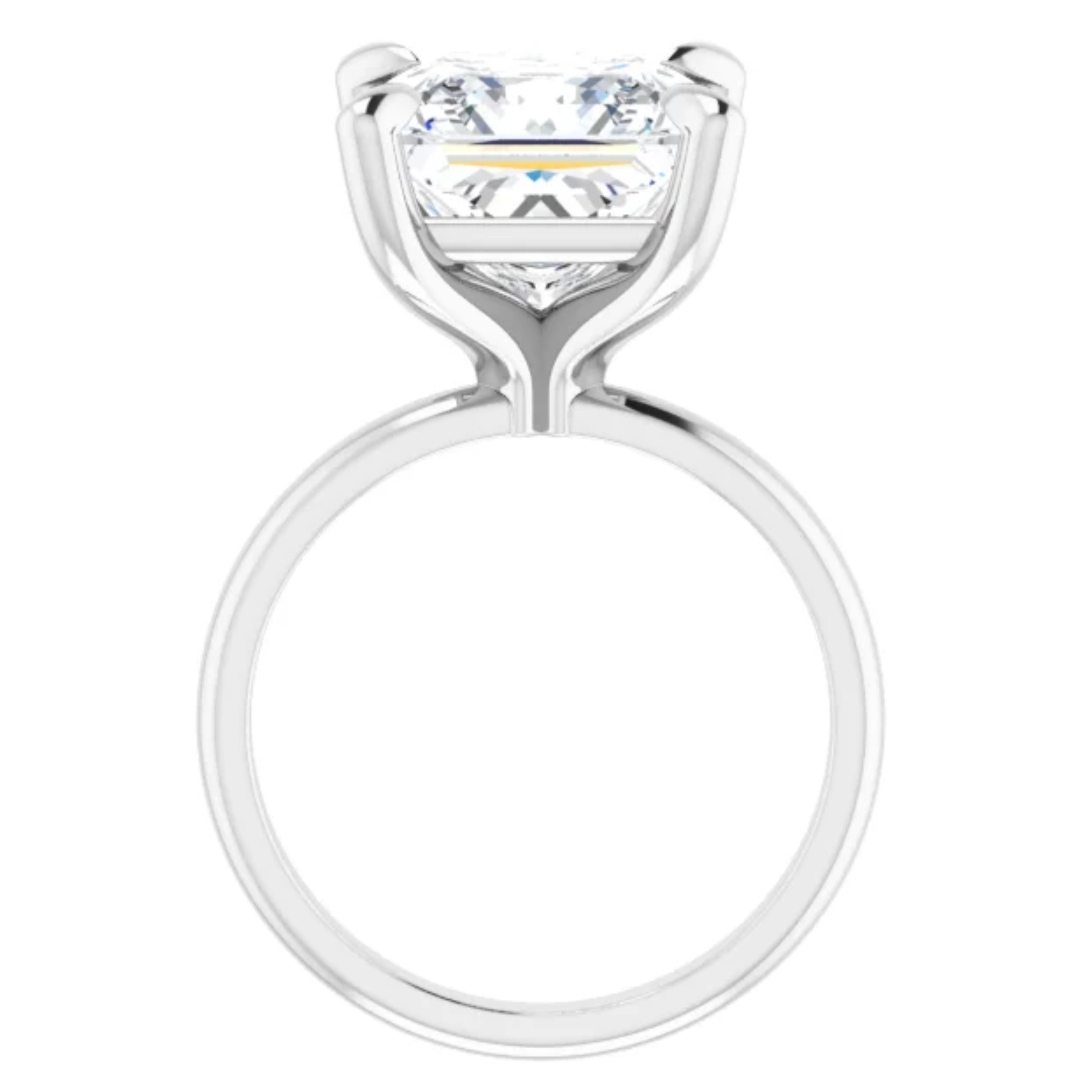 2 Carat Princess Lab Grown Diamond Engagement Ring 3 2 Carat Princess Lab Grown Diamond Engagement Ring - Image 3