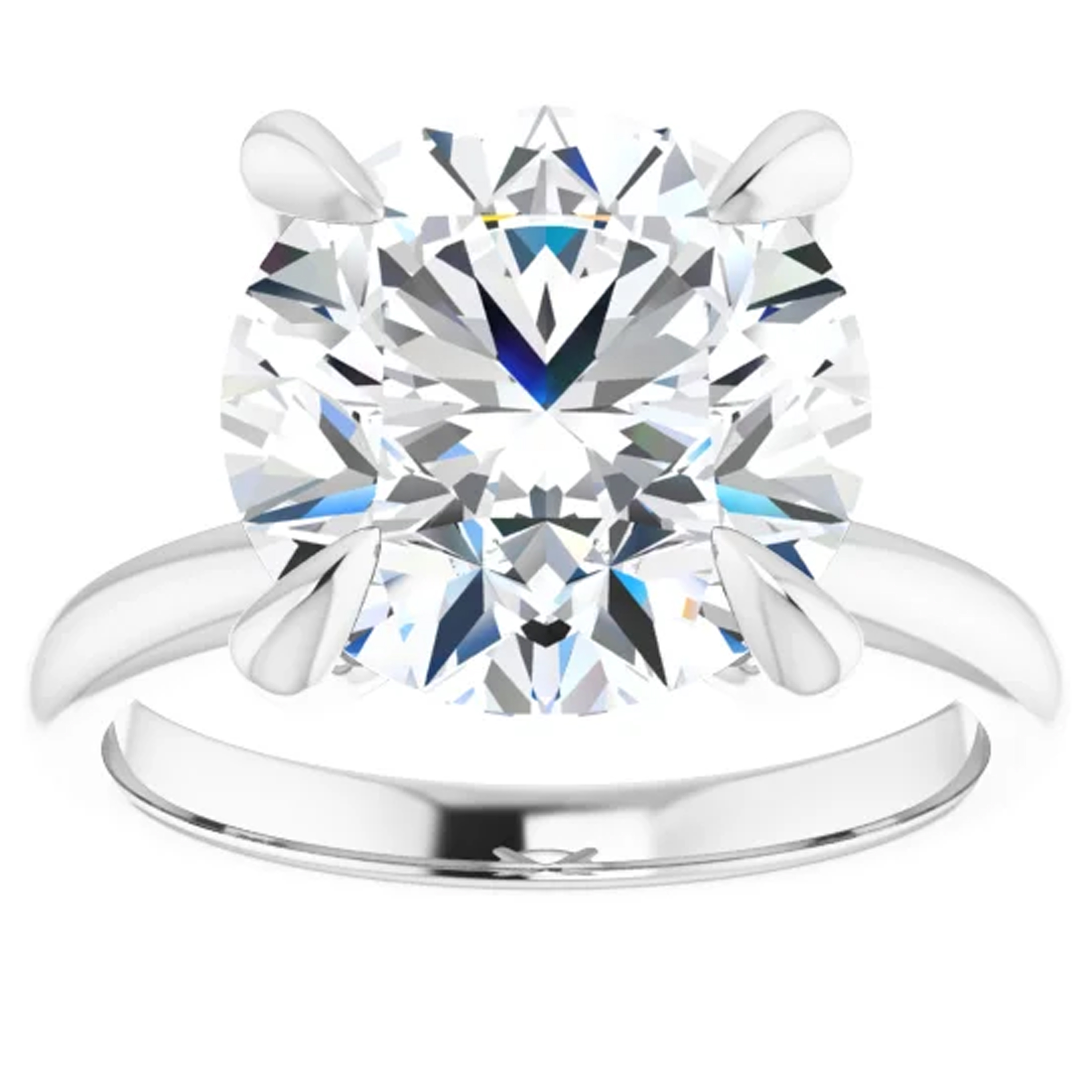 5 Carat Round lab Grown Diamond Engagement Ring 2 5 Carat Round lab Grown Diamond Engagement Ring - Image 2