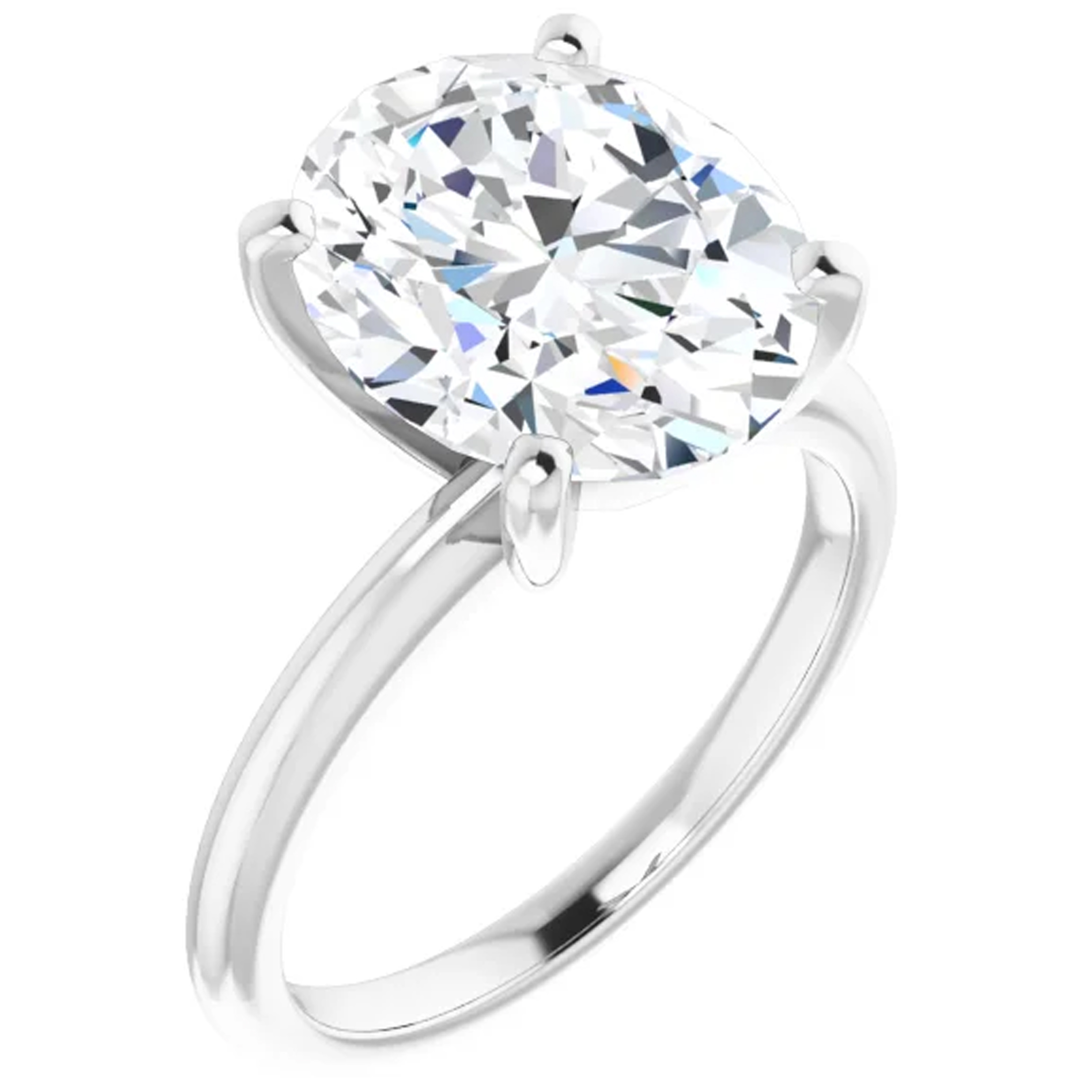 2 Carat Oval Lab Grown Diamond Engagement Ring 1 2 Carat Oval Lab Grown Diamond Engagement Ring