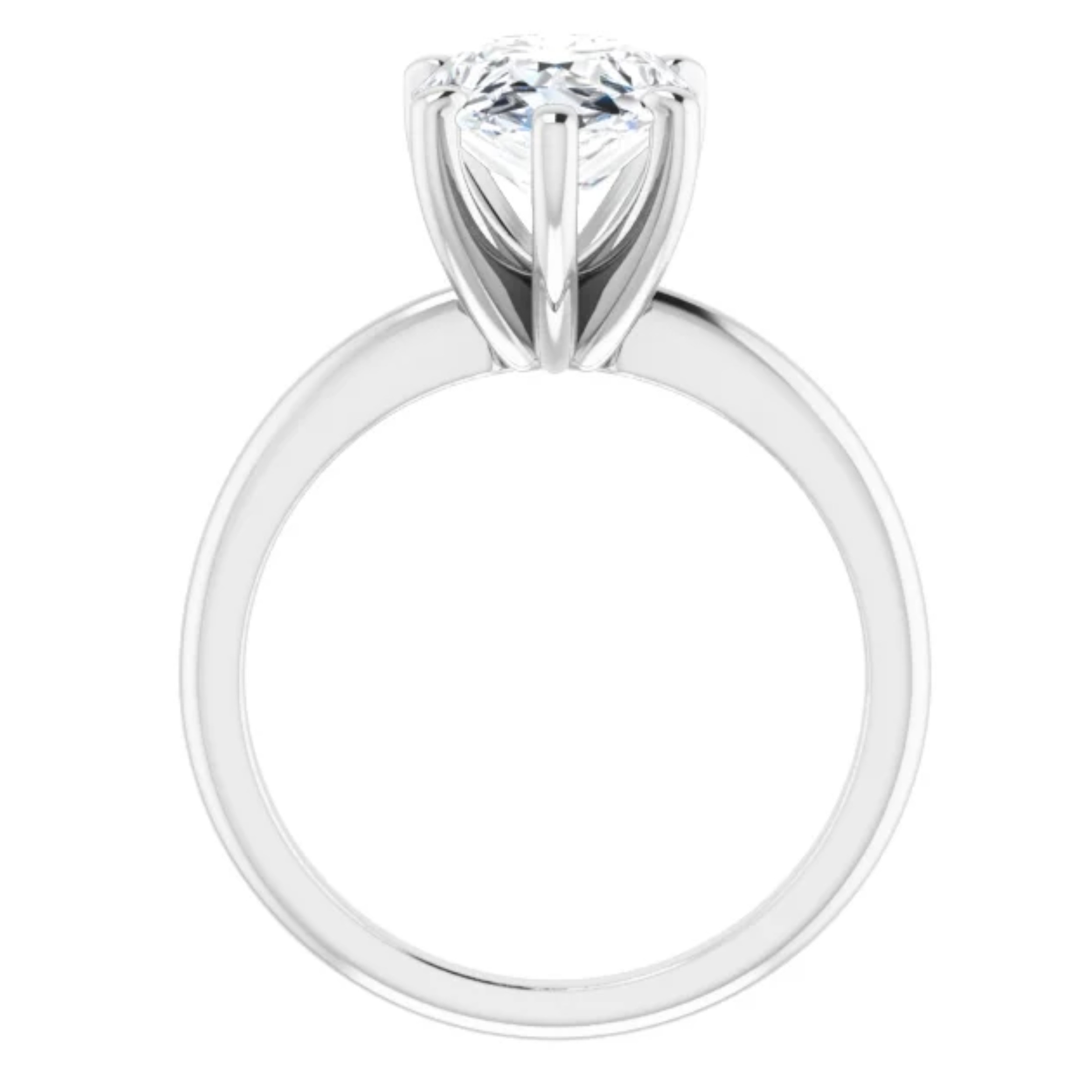 4 Carat Pear Lab Grown Diamond Engagement Ring 3 4 Carat Pear Lab Grown Diamond Engagement Ring - Image 3