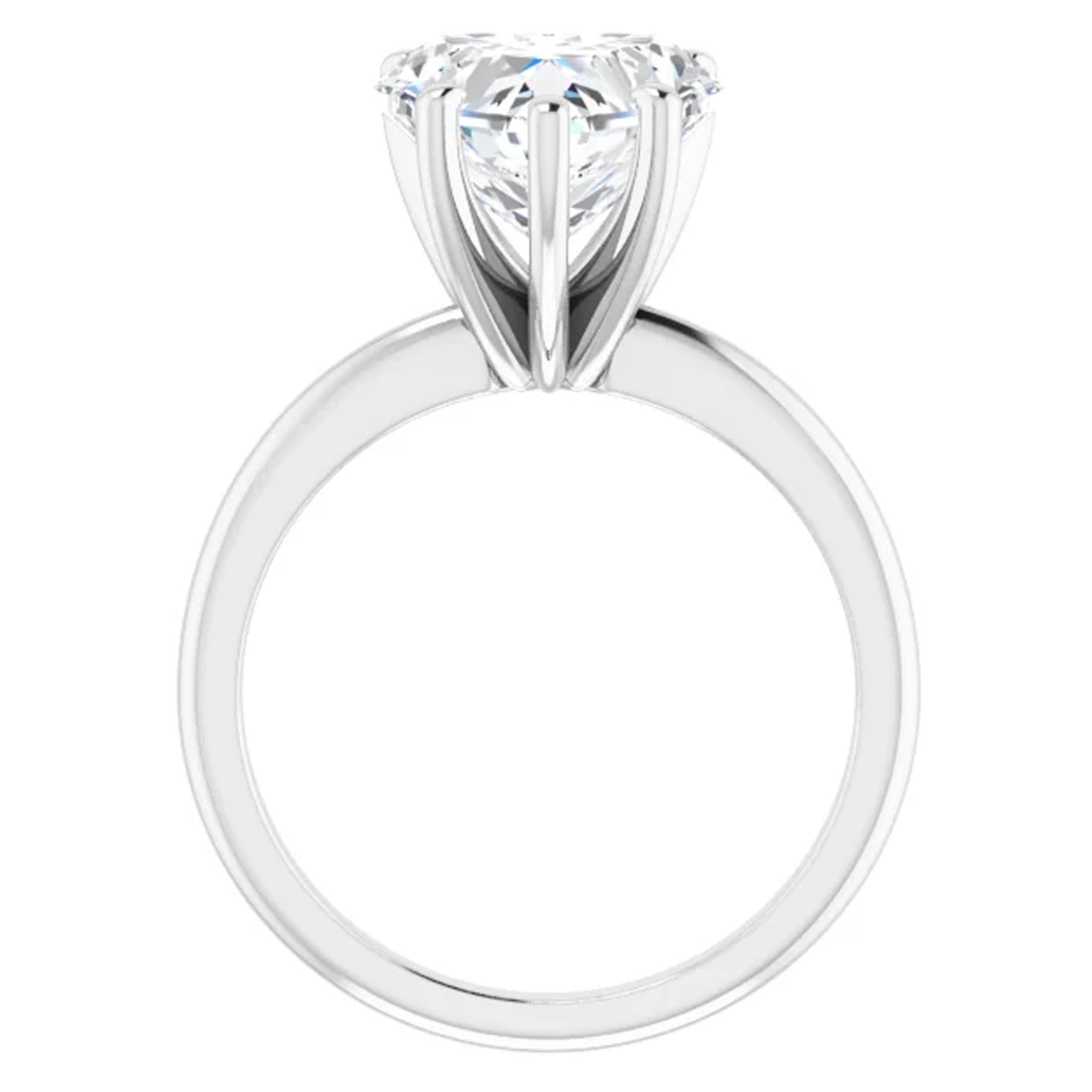 3 Carat Heart Lab Grown Diamond Engagement Ring 3 3 Carat Heart Lab Grown Diamond Engagement Ring - Image 3