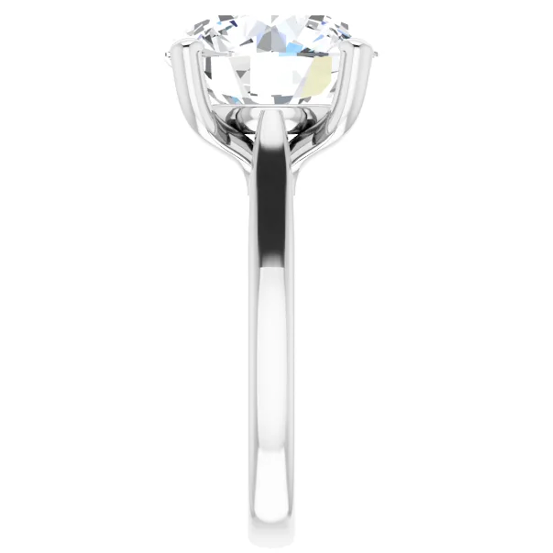 3 Carat Round Lab Grown Diamond Engagement Ring 4 3 Carat Round Lab Grown Diamond Engagement Ring - Image 4