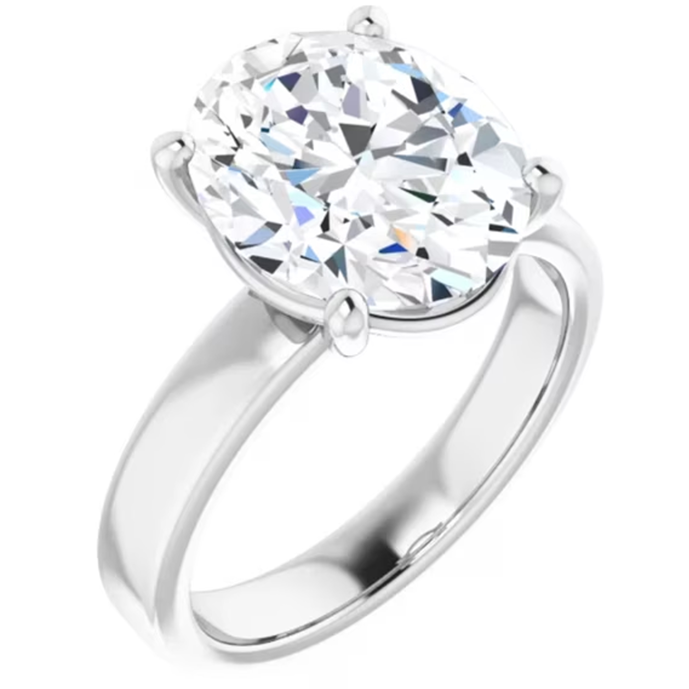 4 Carat Oval Lab Grown Diamond Engagement Ring 1 4 Carat Oval Lab Grown Diamond Engagement Ring