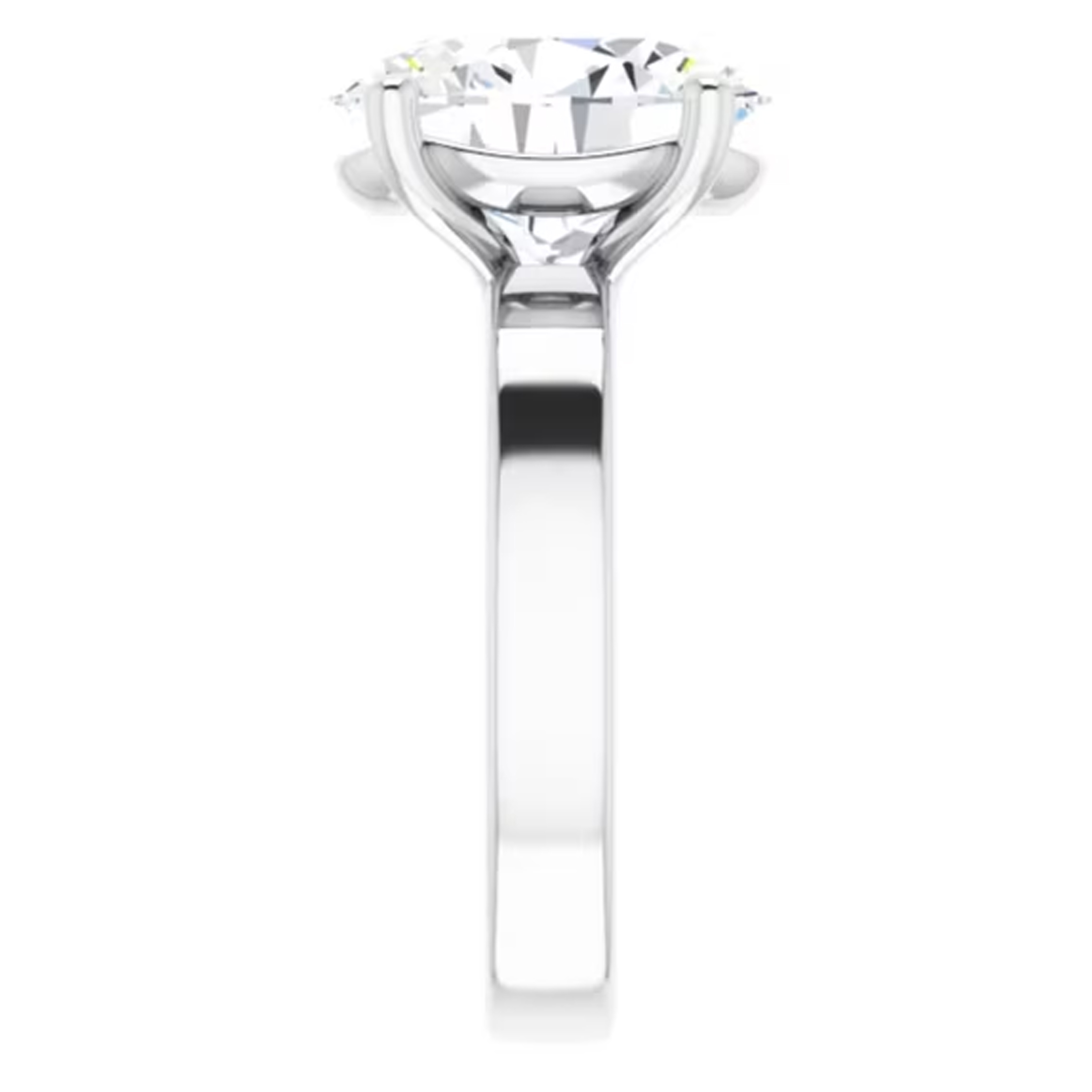 4 Carat Oval Lab Grown Diamond Engagement Ring 5 4 Carat Oval Lab Grown Diamond Engagement Ring - Image 5