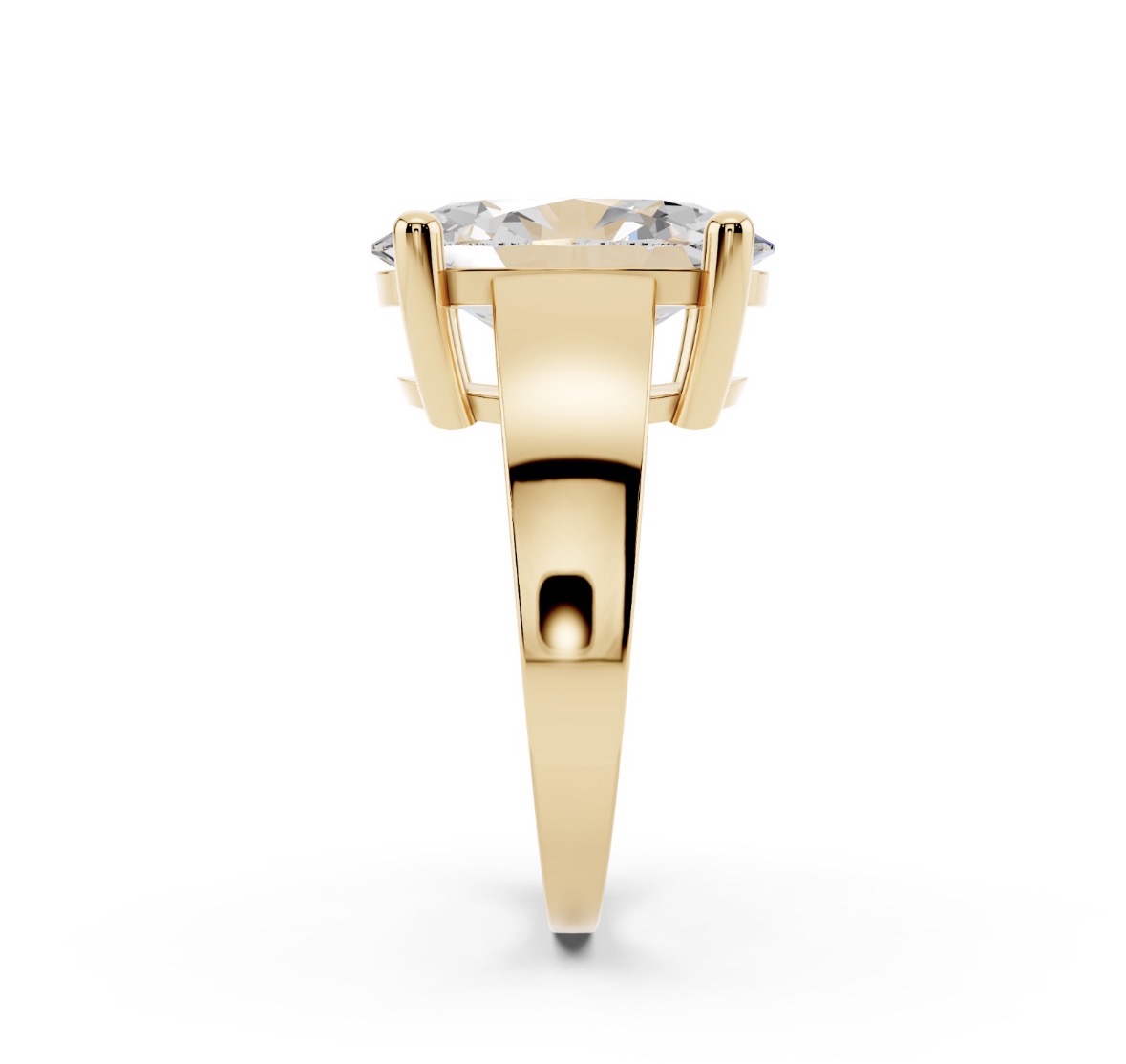 Deposit on 10k Gold Solitaire Engagement Ring Setting Only 2 Deposit on 10k Gold Solitaire Engagement Ring Setting Only - Image 2